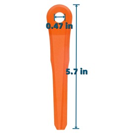 TALSWIF (22pk) 6-2 Weed Eater Blades Fits for Stihl PolyCut 6-2 6-3 7-3 28-2 48-2 Weed Eater Trimmer Head, Replaces 4002 007 1000 Mowing Head Blades, Plastic Trimmer Blades