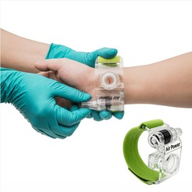 Emergency Radial Artery Tourniquet with Air Pressure - Reusable Air-Tank Radial Compression Band with Adjustable Wrist Strap for RAO Prevention, Set of 1