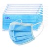 25 Pcs disposable 3-Ply Ear loop masks and 2 Foldable
