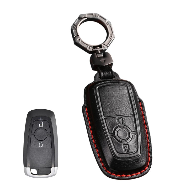 MAX COOL Leather Car Remote Key Fob Cover Key Shell