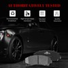 YXPCARS Front and Rear Ceramic Disc Brake Pads Set Replacement