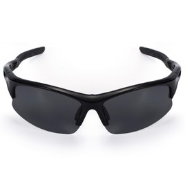 GARIOX Polarized Sports Sunglasses for Men Women – UV400 Protection Semi Rimless Shades Sun Glasses TR90 Frame for Cycling Fishing Running