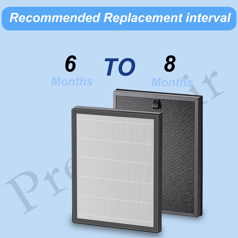 Prestivair HAP602 Air Purifier Replacement Filter Compatible with ECOSELF HAP602/HAP602WF