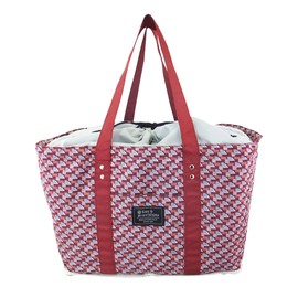 AT FIRST AF6319 Cash Cage Cooler Bag Shopping Bag Eco Bag Red Figure