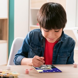 Ravensburger CreArt 28773 Wolf Portrait Painting by Numbers Wolf for Children from 7 Years