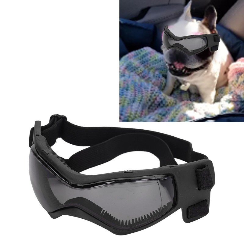Dog Goggles UV Protection Adjustable Strap Soft Frame Waterproof Anti