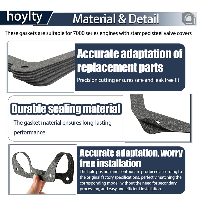 hoylty Valve Cover Gaskets Compatible with Kohler 7000 Series (8