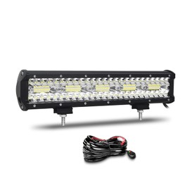 Willpower 15 inch 300W LED Light Bar Spot Flood Combo, Waterproof, Adjustable Mounting Brackets, Suitable for Offroad Vehicles