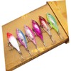 Mipcase 6pcs Imitation Fishing Lure Realistic Floating Baits Built Sound