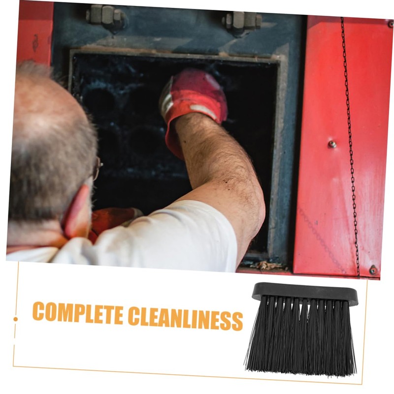 Mikinona Fireplace Brush Replacement Head Handheld Whisk Broom for Chimney