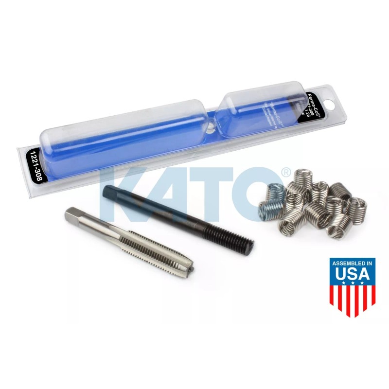 Perma-Coil M8X1.25 Thread Repair Kit Perma-Coil 1221-308 (12 Insert) Helicoil