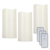 3PCS Remote Control Electronic LED Simulation Candle Lamp for Home