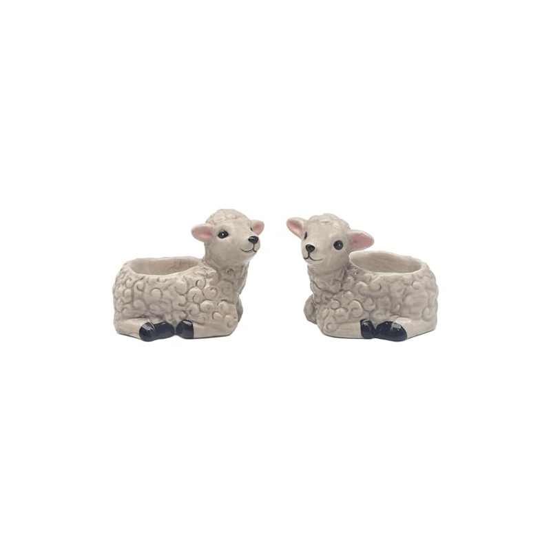 The Leonardo Collection Sheep Novelty Egg Cups for Kitchen &