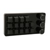 Mini Custom Keypad 14 Keys 3 Knobs Programmable Blue Switch