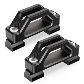 MZS Tie Down Anchors Bed Cleats T Slot Nuts Compatible with Tacoma Tundra Ram 1500 Gladiator Truck Deck Rail System for Cargo Trailer, Replace PT278-35160 PT278-35112 PT278-35111 Black 2Pcs