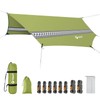 VILLEY Hammock Tent Rain Fly, Octagonal Waterproof Camping Tarp, Sun