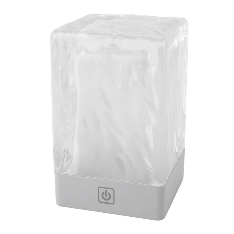 Crystal Table Lamp LED Night Light 3 Level Brightness Touch