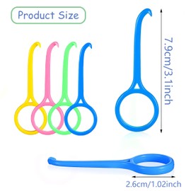 8 Pieces Aligner Removal Tool Retainer Remover Tool Aligner Chewies and Removal Tool Kits for Oral Care Tooth Cleaning Invisalign and Orthodontic Retainers(Yellow, Pink, Green, Blue)