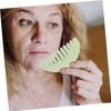 SAFIGLE 2Pcs Jade Scraping Combs for Scalp Massage Head Acupoint