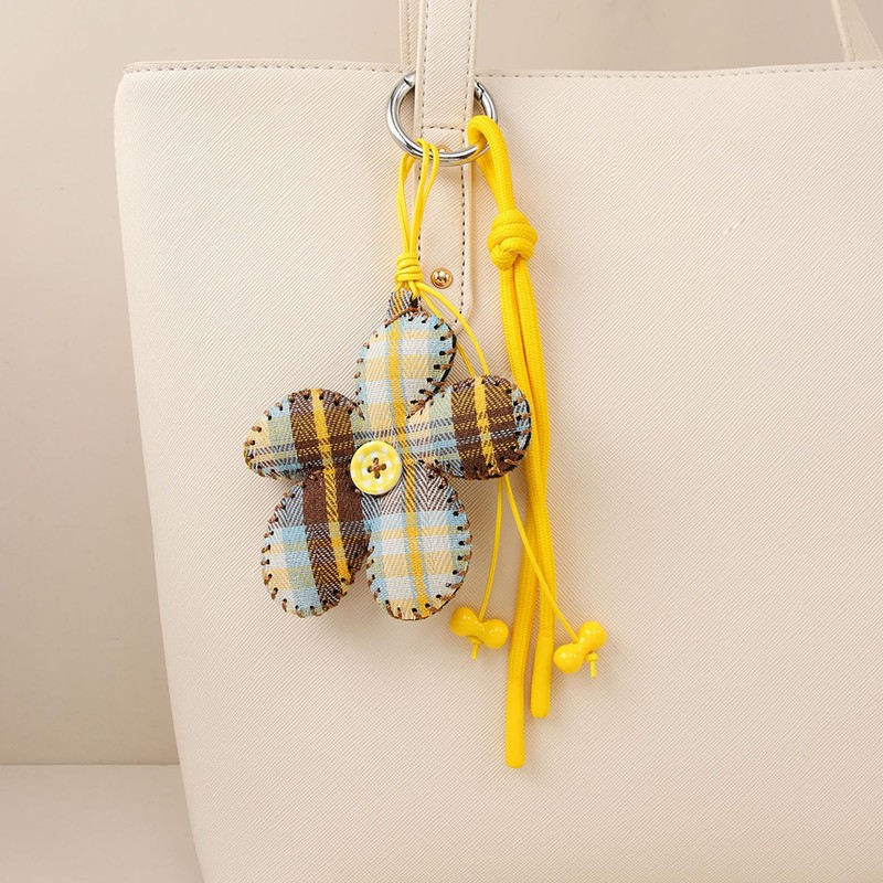 Fuerxy Fabric Flower Bag Charm for Tote Bag Charm Handbags