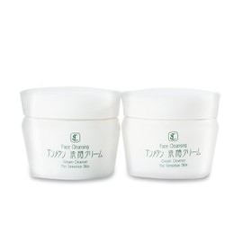 Cureeru 110008 Ammerang Face Cleansing Cream, 1.4 oz (40 g) x 2, Skin-Friendly, Moisturizing Skin Care