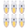 6PCS G9 LED COB Light Bulb 500LM Ceiling Lamp Bulb