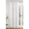 Tyrone Textiles Ltd Tahiti White Pom Pom Trim Linen Look