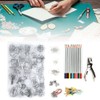 6PCs DIY Colored HandMade Heat Shrink Sheet DIY Crafts Tool