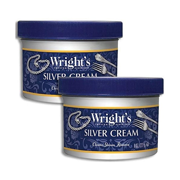 Wright's Silver Cream 8 oz (Pack of 2)