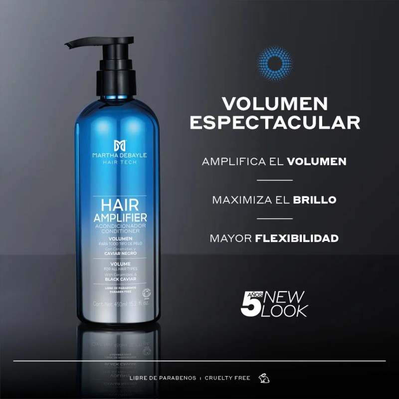 MARTHA DEBYALE HAIR TECH Hair Amplifier Acondicionador. Volumen, con extracto