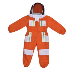 Beekeeping Suit Mesh Breathable Bee Proof Clothing One Piece Protective Cloth for Children