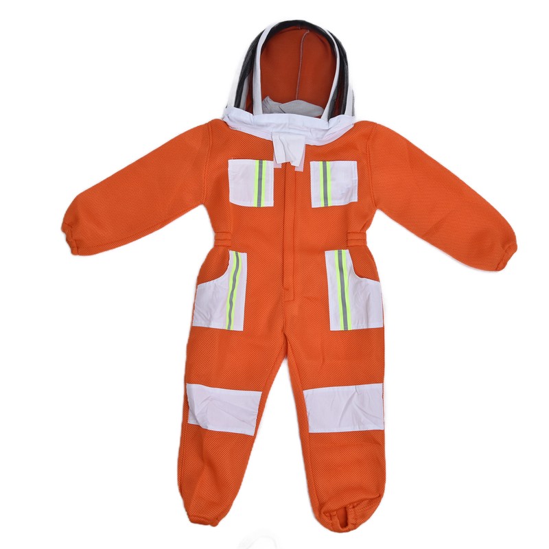 Beekeeping Suit Mesh Breathable Bee Proof Clothing One Piece Protective
