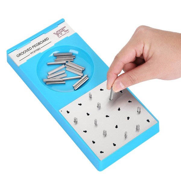 YPCBYNBS Grooved Pegboard for Rehabilitation, Physical Therapy and Occupational Tharepy,