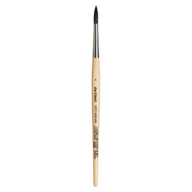 da Vinci Watercolor Series 5590 Petit Gris Mix Paint Brush, Round Russian Blue Squirrel Hair/Synthetic Mix with Lacquered Non-Roll Handle, Size 6 (5590-06)