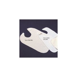 North Coast Medical NC35404 Terry Cloth-Vinyl Bib 18 in. x 27 in.