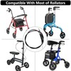Royitay 2 Packs Rollator Brake Cable Replacement Brake Cable Parts,