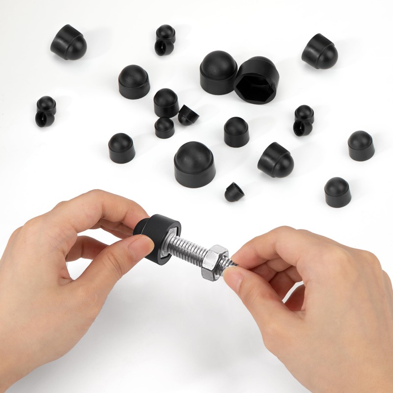 Pack of 160 Screws and Nuts Covers Screw Caps, M4