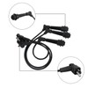 DEEGOOLY 3PCS UF228 Ignition Coils Pack & 6PCS 4589 Iridium