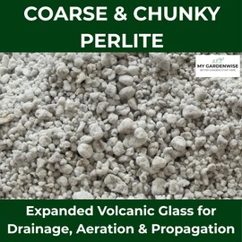 GARDENWISE Perlite for Plants, Coarse and Chunky Horticultural Perlite, Organic Perlite for Gardening Indoor & Outdoor, Perlite Bulk Bag, Made in USA (15 quarts)