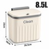 12L Hanging Kitchen Trash Can for Cabinet Doors – Space-Saving