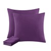 Aisbo Pillowcase, 80 x 80 cm, Set of 2, Purple,