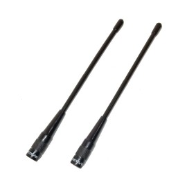 Retevis 2X Retevis RHD-701 Antenna SMA-M Male 7.87" 144/430 MHz Dual Band Baofeng 2pcs