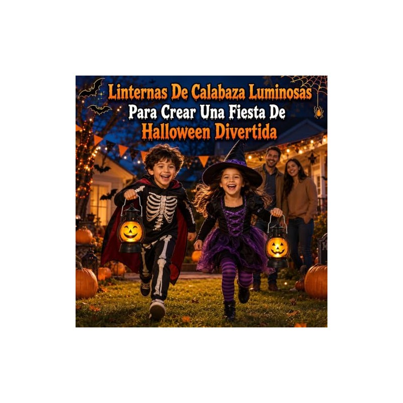 3 Linternas de Calabaza de Halloween, Linternas de Halloween