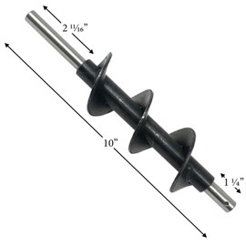 Stove Parts For Less, Compatible Breckwell Auger Shaft for P22 P23 Pellet Stoves with 1RPM Auger Motor: A-AUG-22