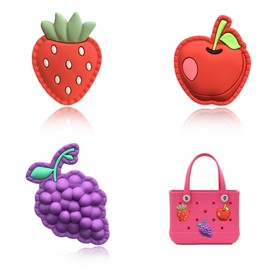 Lckaey 3pcs Rubber Beach Bag Accessories-PVC Rubber decoration-simply modern beach bag accessories Y056figure 05