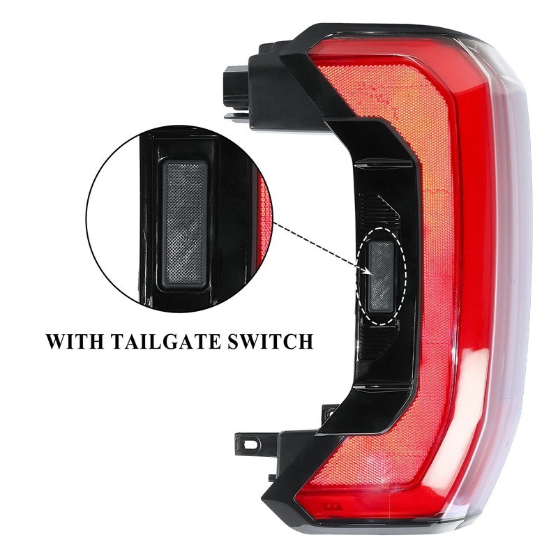 Replacement Driver Left Side Full Led Tail Light Lamp with