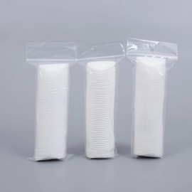 100% Cotton Pad Rounds, Hypoallergenic, 80 Count (Pack of 3)