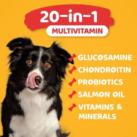 Paw Science Dog Multivitamin 20 in 1, Dog Vitamins and Supplements, MSM, Dog Food, 90 chews