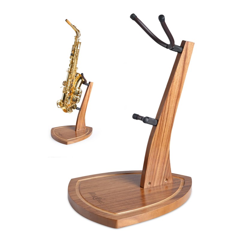 Musbeat Saxophone Stand, Saxophone Stand for Alto and Tenor, Zebra