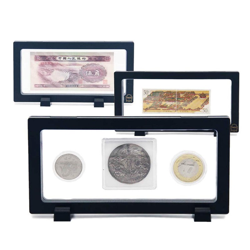 WINBST 3D Object Frame, Coin Stand, Floating Frame, Coin Frame